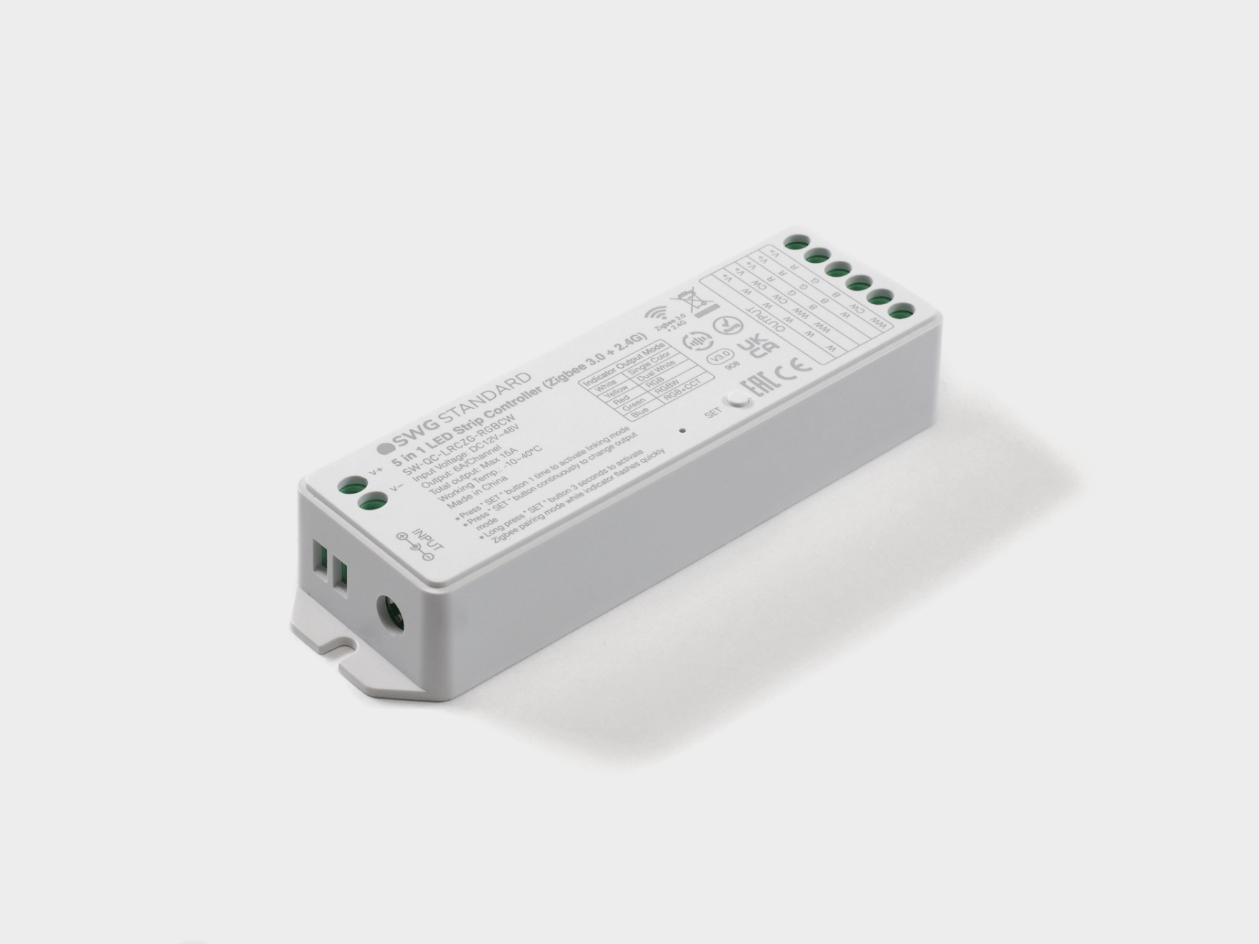 00-00035928 Контроллер Zigbee для светодиодной ленты 5 в 1 Quick Control SWG Standard 00-00035928