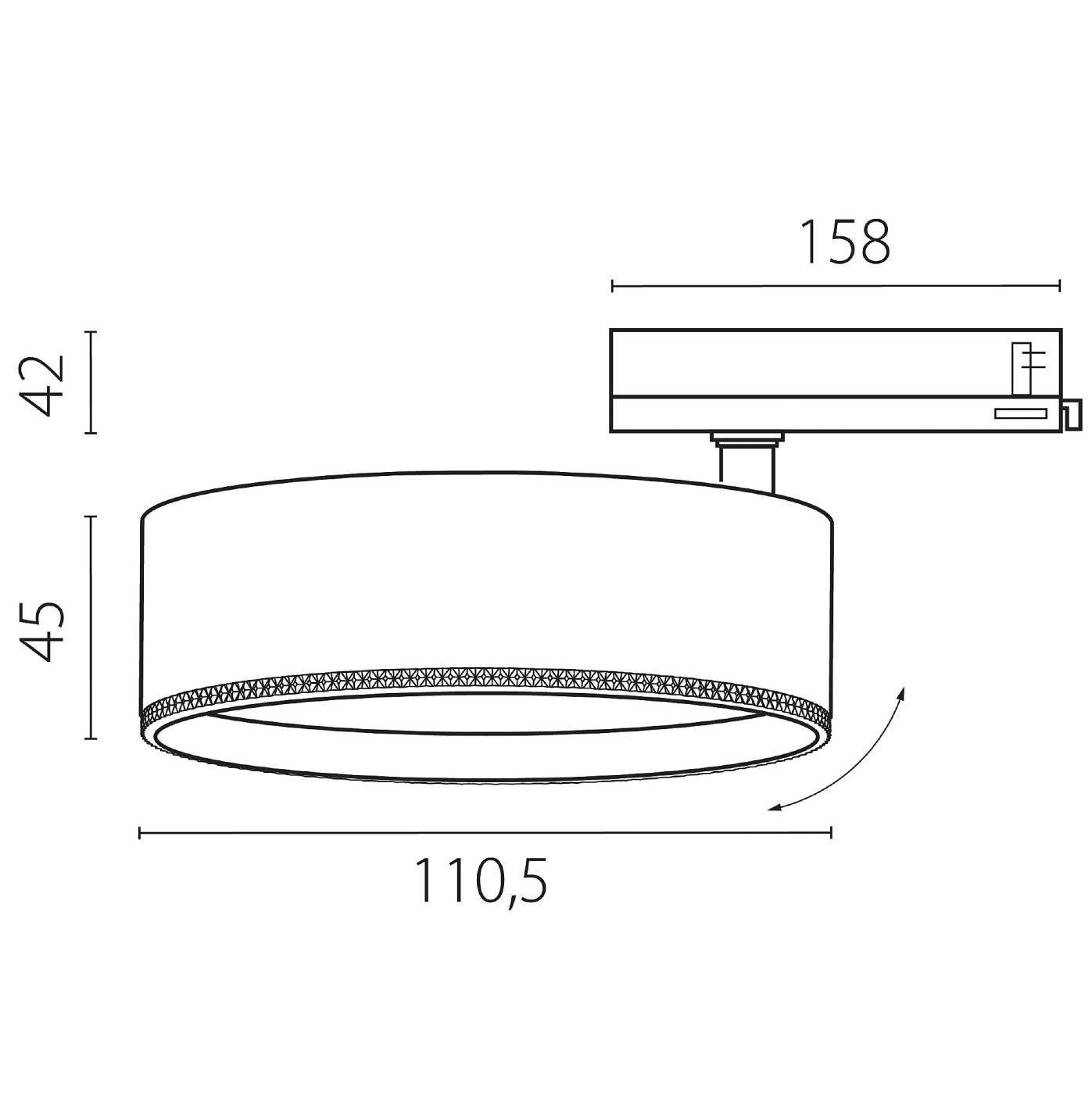 A5647QT Трековый светильник Lightstar Alta Pro A5647QT