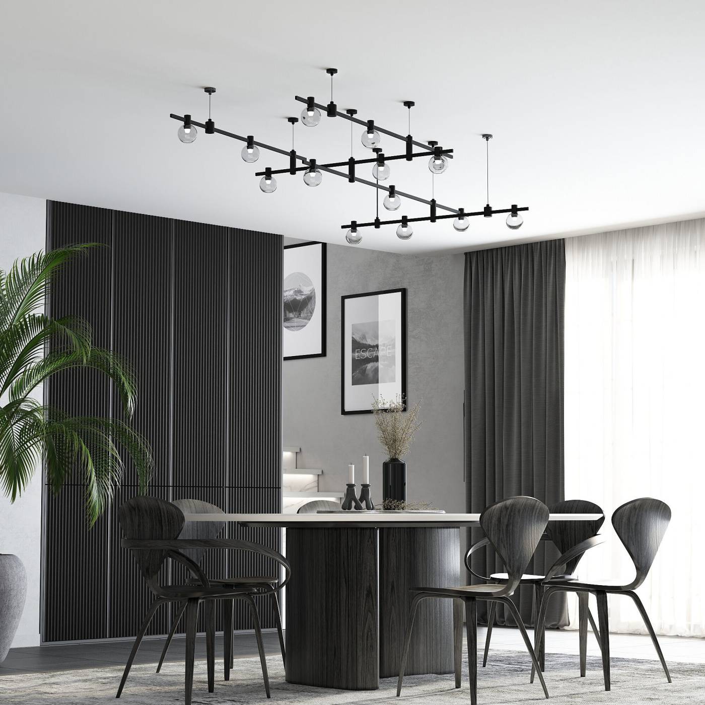 Elektrostandard Esthetic Magnetic Esthetic Magnetic Подвесной комплект с вводом питания 85154/00