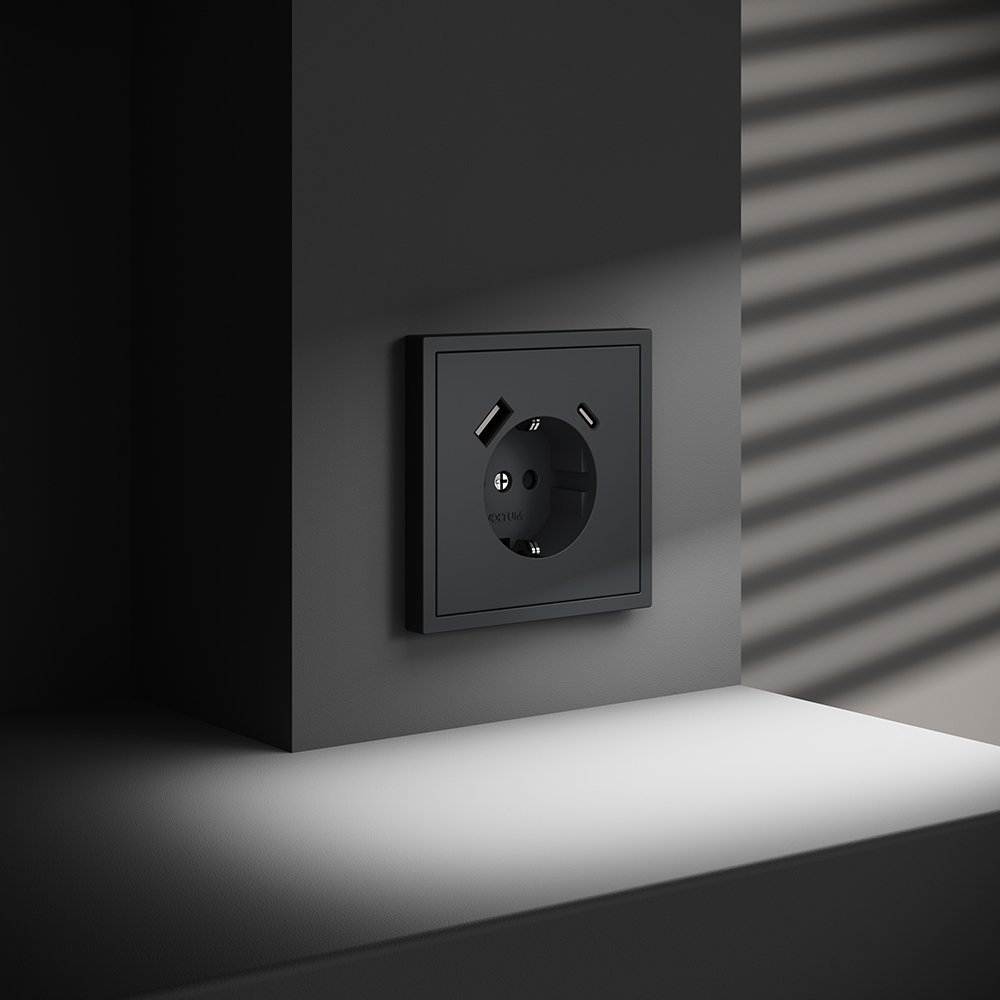 VLS040507 Розетка Voltum S70 VLS040507