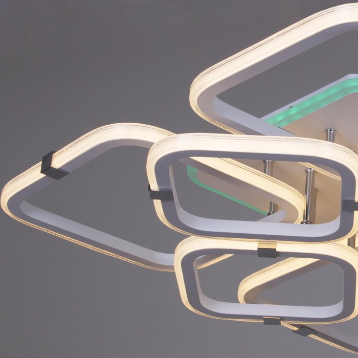 Потолочная люстра 06321-3.3-4+4A WH+CR (RGB)