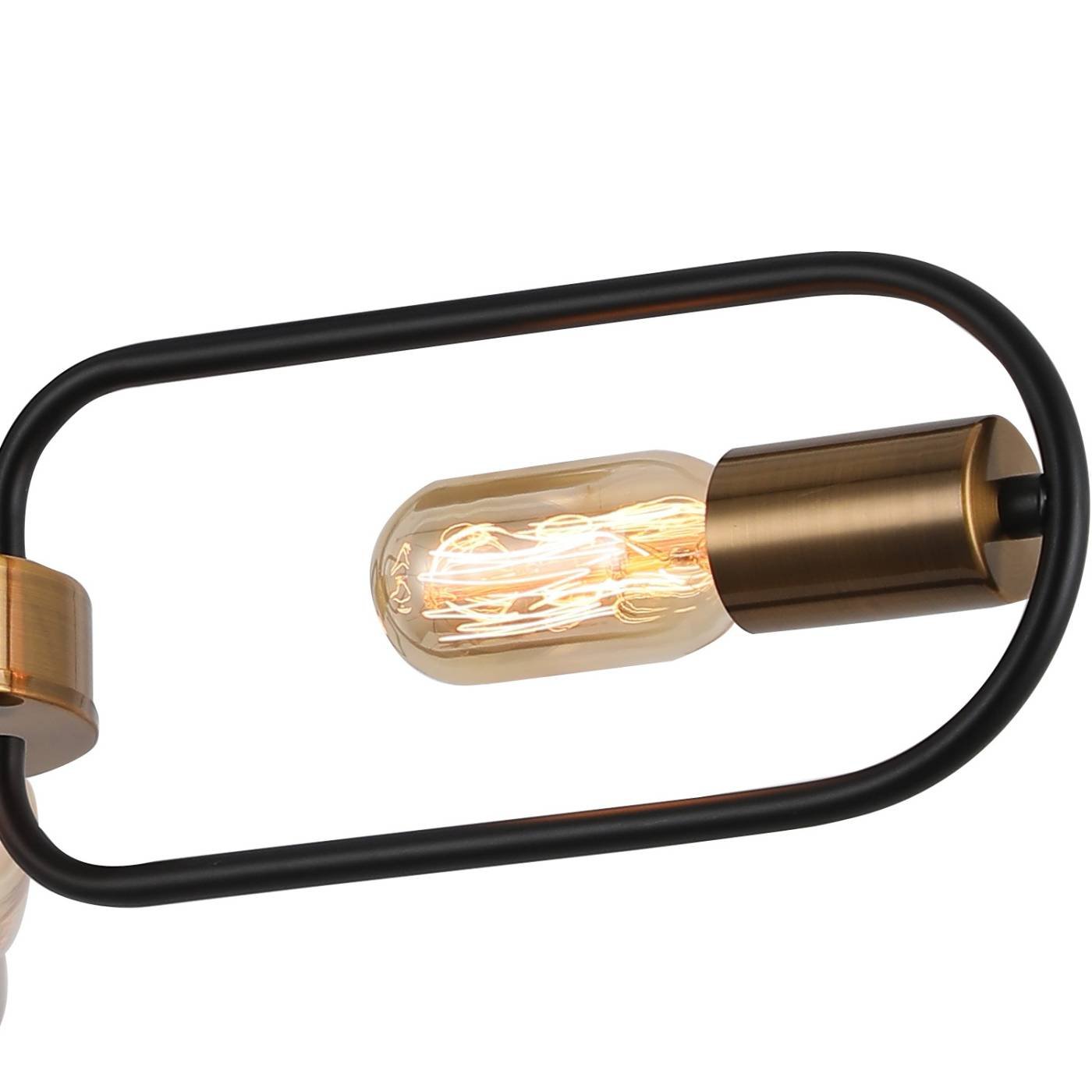 Потолочная люстра ILLUMICO IL8253-3COU-79 BK GD