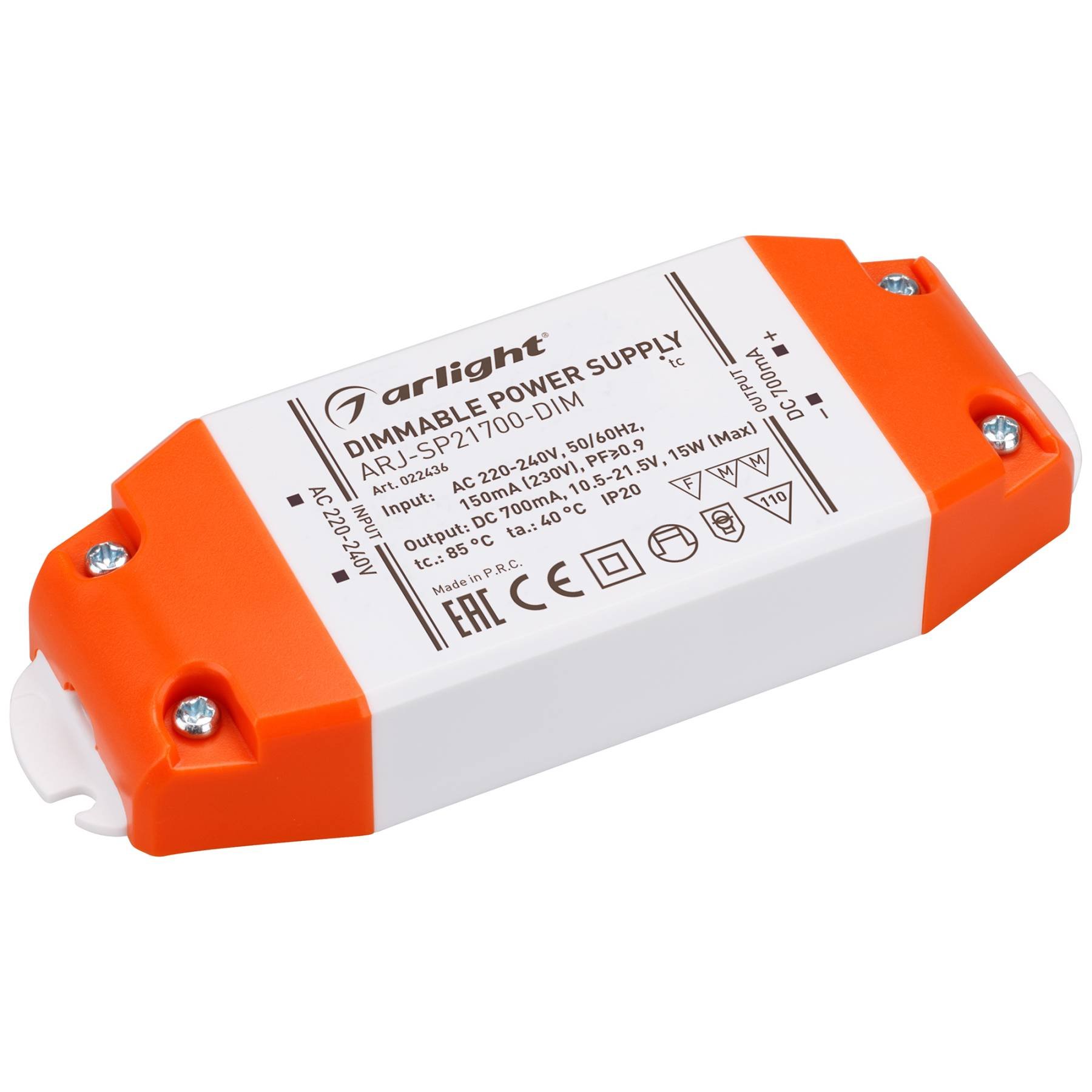 022436 Драйвер для LED ленты Arlight ARJ 022436