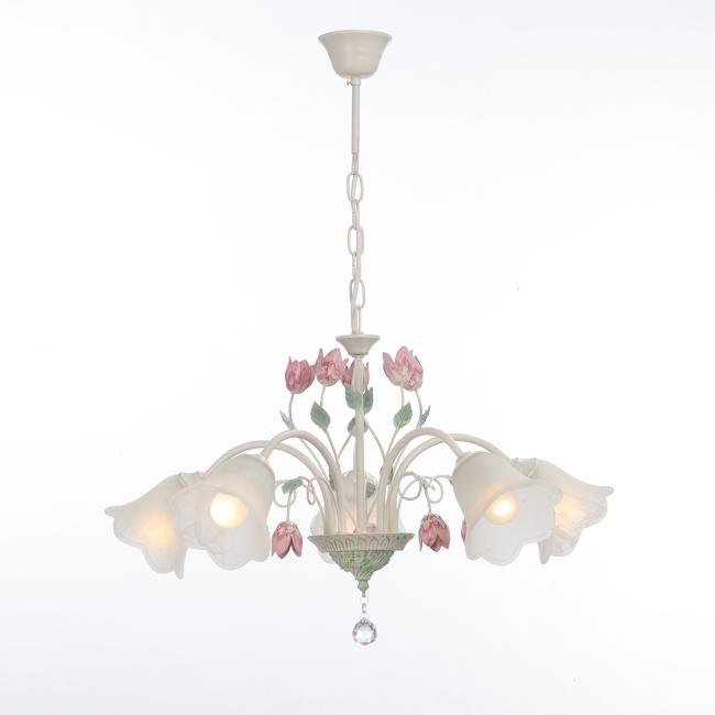 Люстра подвесная с цветочками V1739 V1739-0/5 Vitaluce