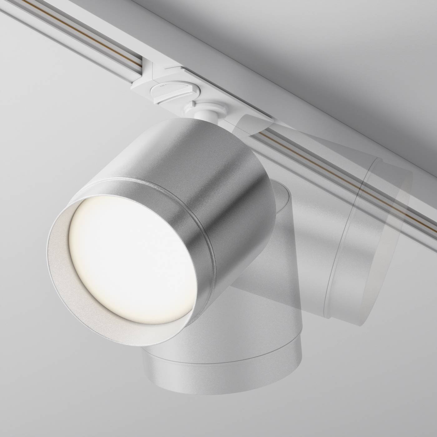 Трековый светильник Maytoni Single phase track system Unity TR088-1-GX53-S