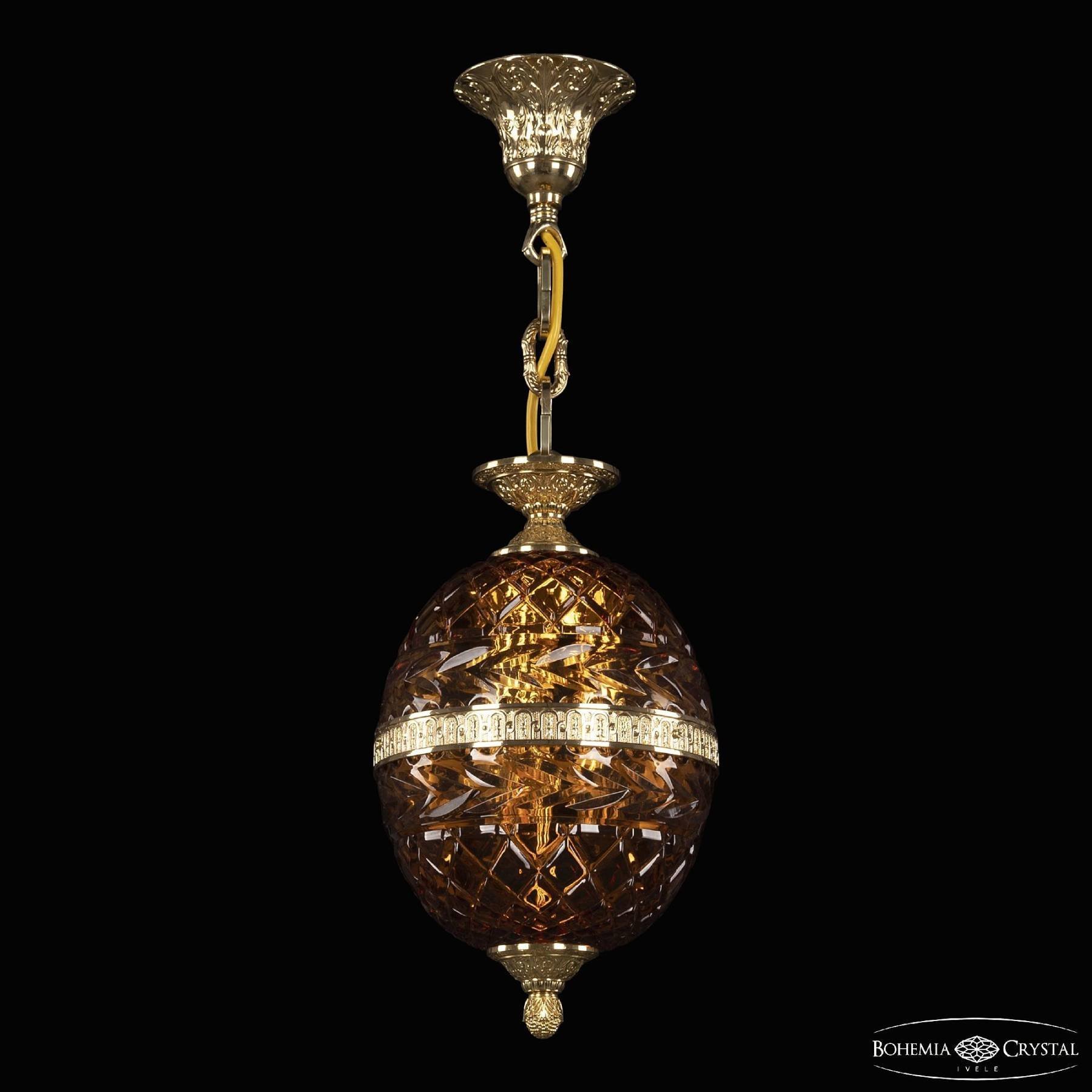 5680/18 G Amber/M-1F Светильник подвесной Bohemia 5680 5680/18 G Amber/M-1F