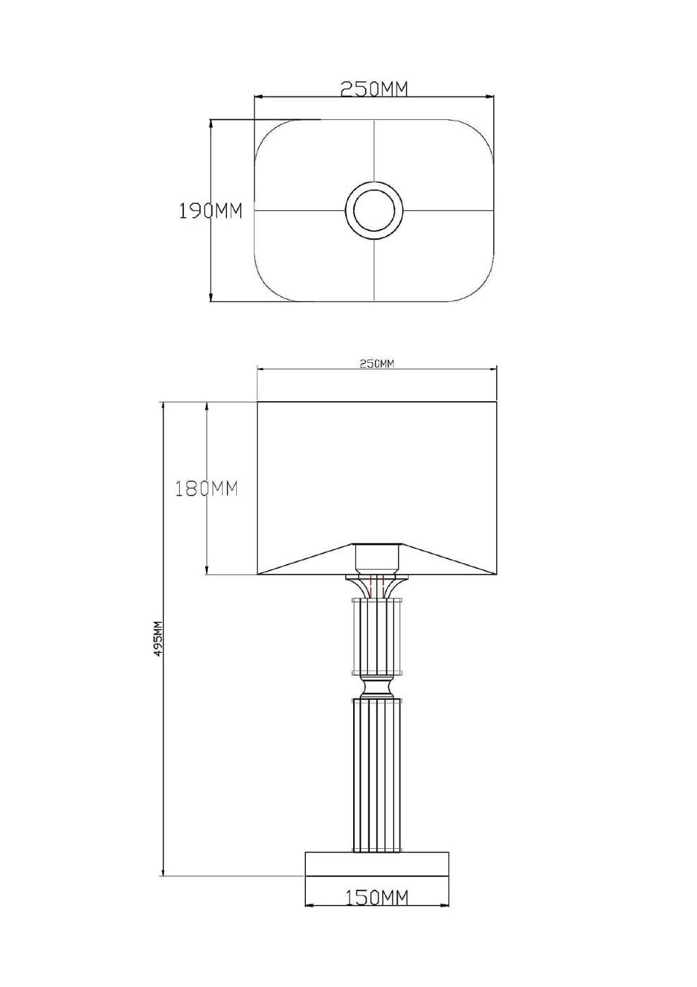 V2621-1T Настольная лампа Moderli Katar V2621-1T