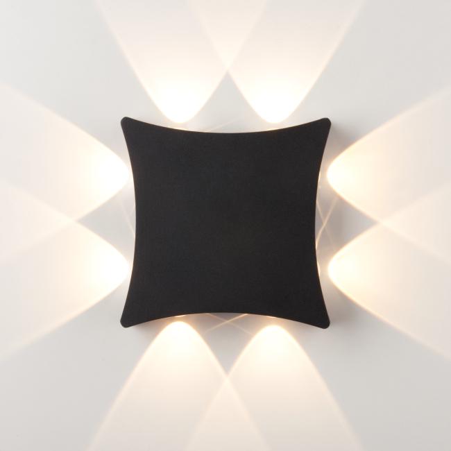 Уличный настенный светильник Elektrostandard 1631 TECHNO LED 1631 TECHNO LED Чёрный