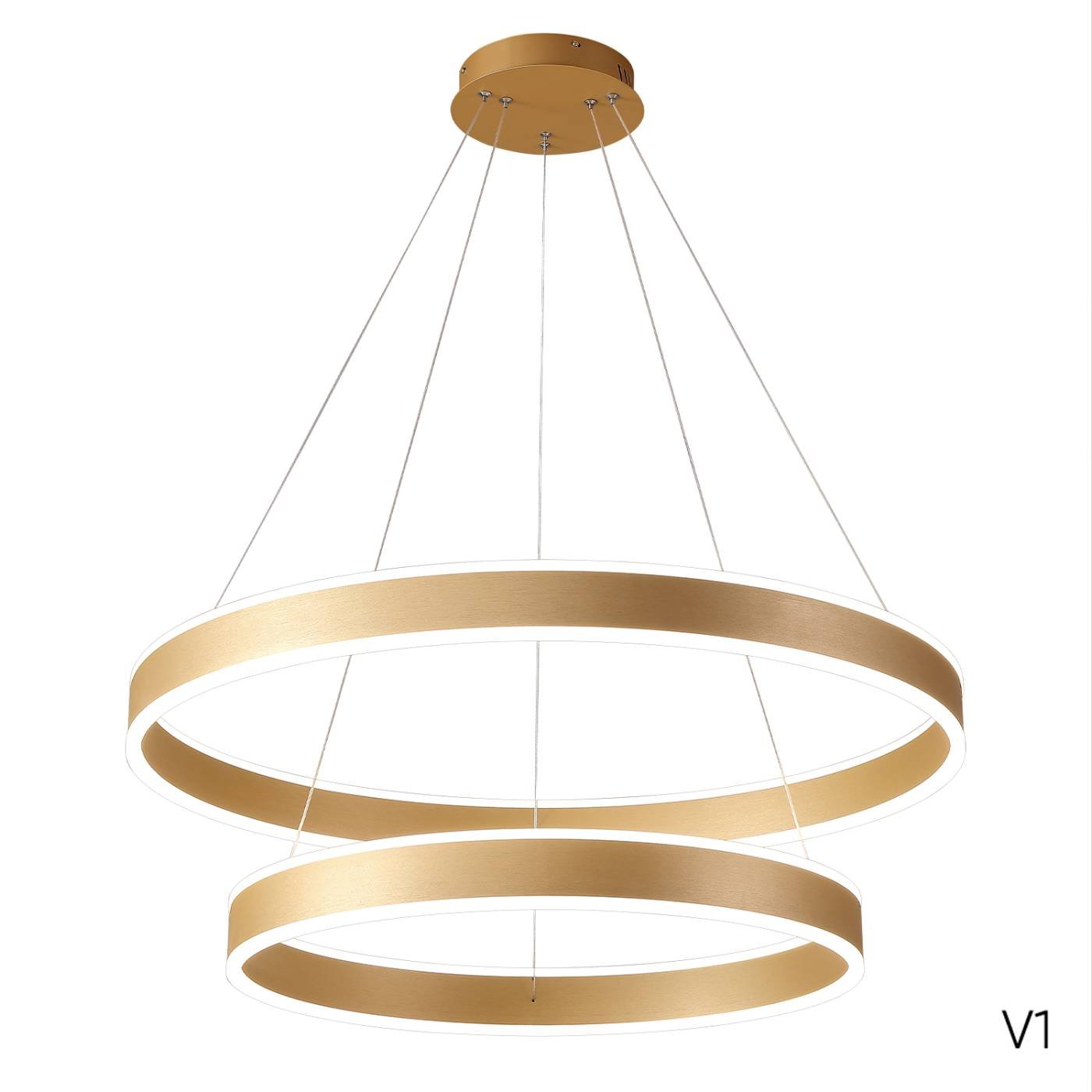 MUCHOS SP123W LED GOLD Подвесная люстра Crystal Lux Muchos MUCHOS SP123W LED GOLD