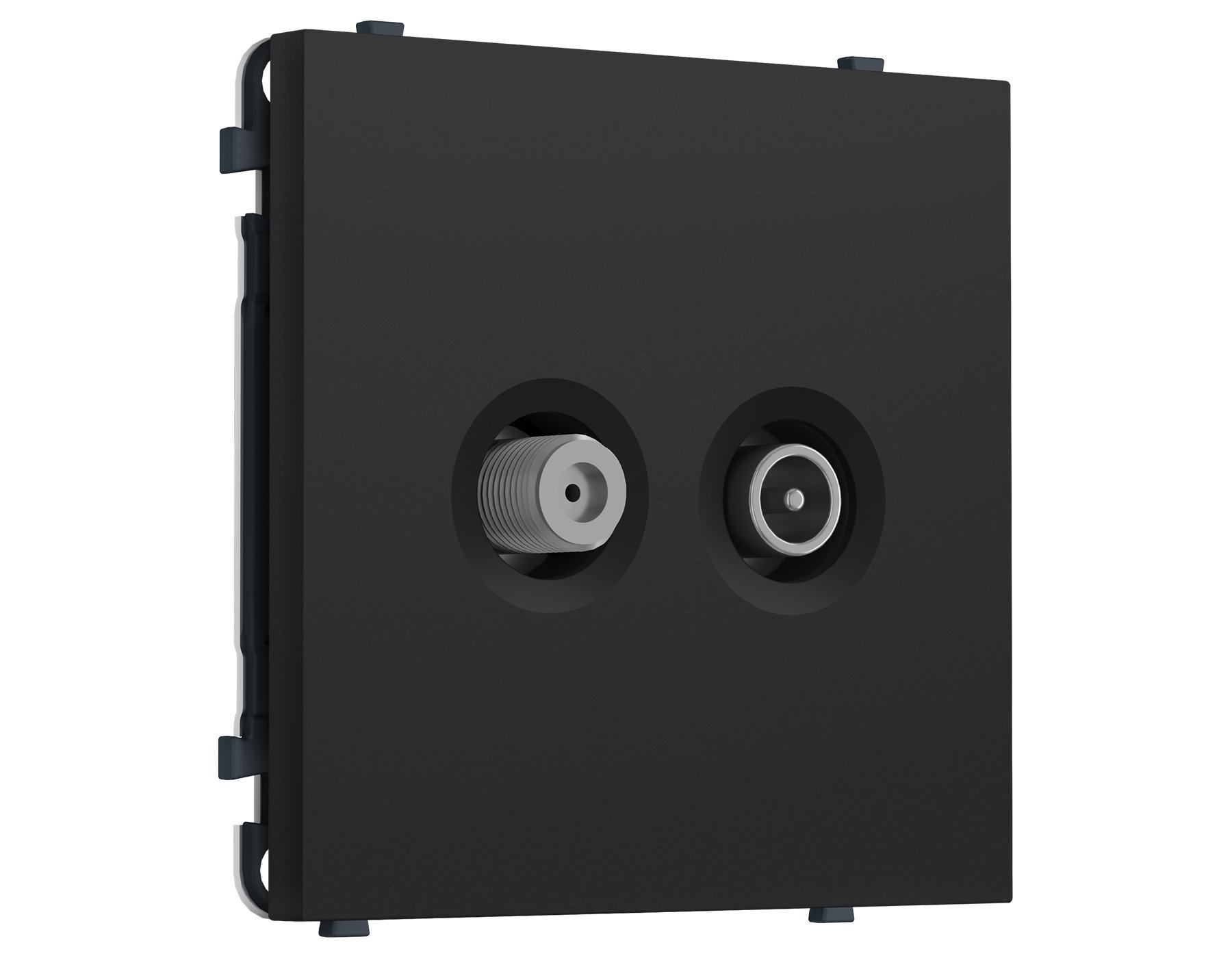 MS993310 MS993310 Комплект механизма розетки TV оконечной + SAT SIGMA Черный Мягкое касание 5-862MHz 3.5dB/950-2150MHz 3.8dB QUANT PRO (SP9933, PR217)