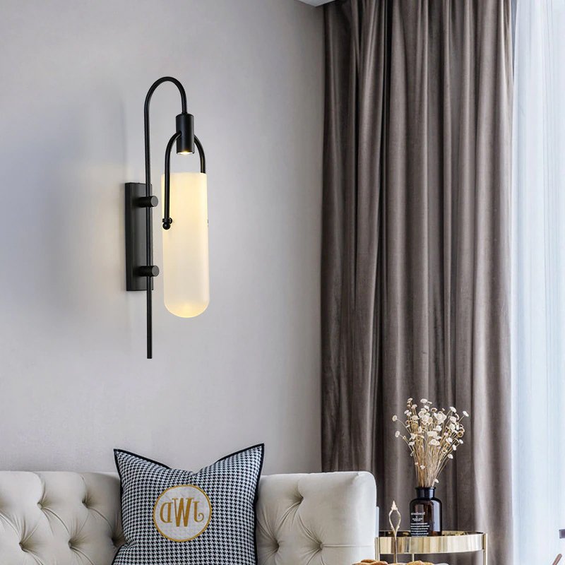 B6066W/S black/white Настенное бра Delight Collection Arc Well B6066W/S black/white