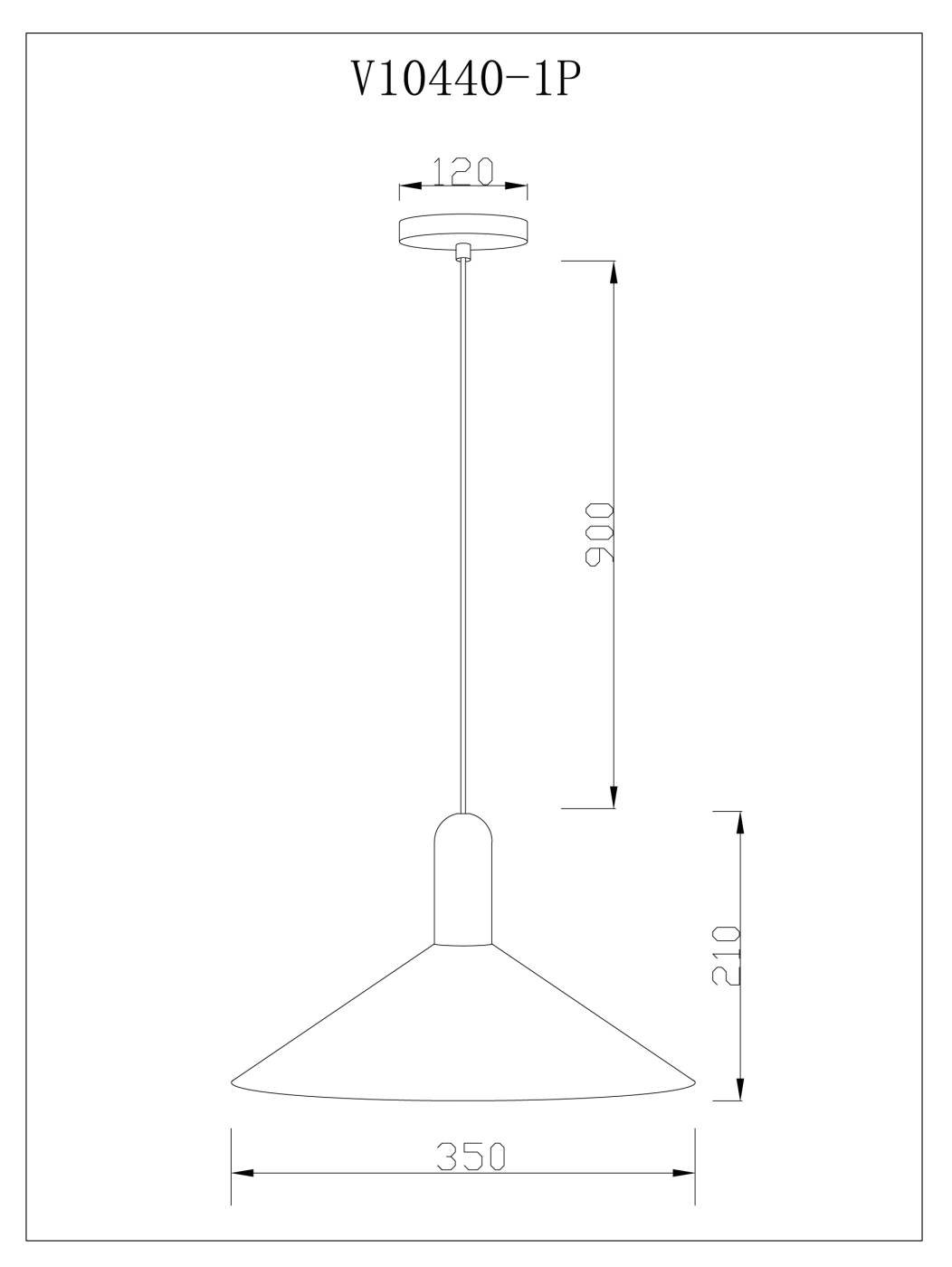 V11551-1P Светильник подвесной Moderli Forli V11551-1P