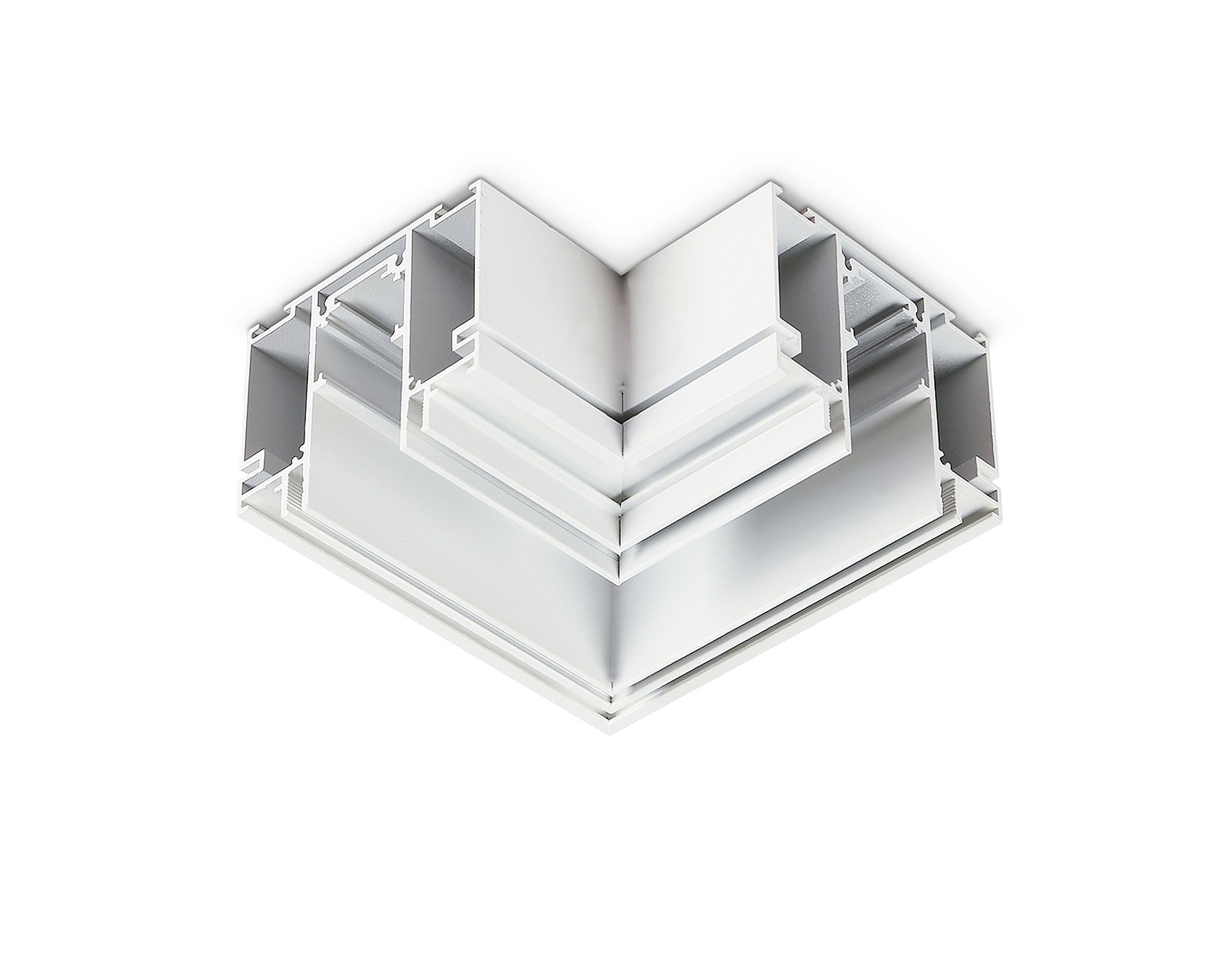 GL3391 Коннектор угловой для шинопровода Magnetic 48V в натяжной потолок Ambrella GL3391