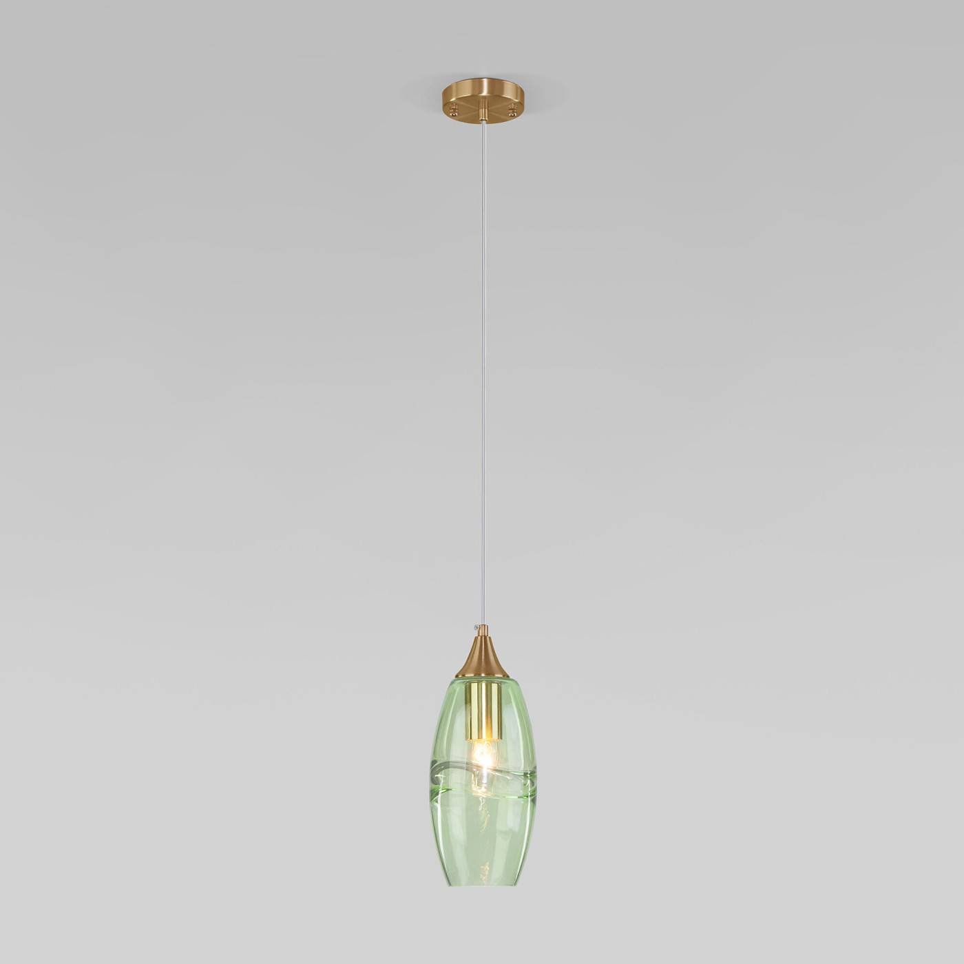 50222/1 зеленый Светильник подвесной Eurosvet Lotus 50222/1 зеленый