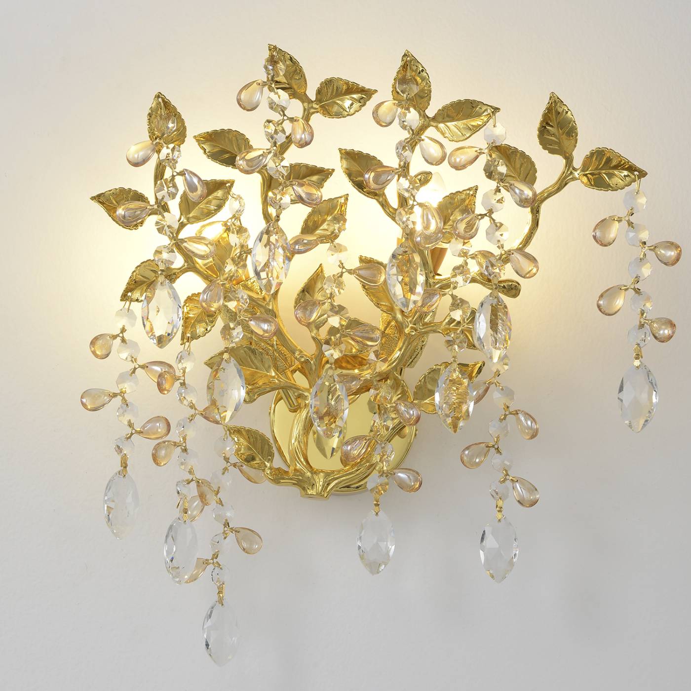 EDEN AP2 GOLD Настенное бра Crystal Lux Eden EDEN AP2 GOLD