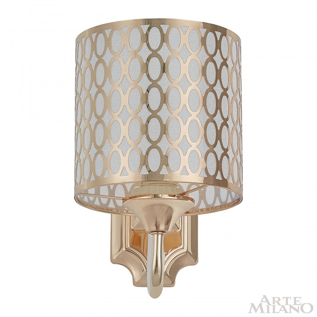 303387/1W Wh/Gd Настенное бра Arte Milano Florentia-3387 303387/1W Wh/Gd
