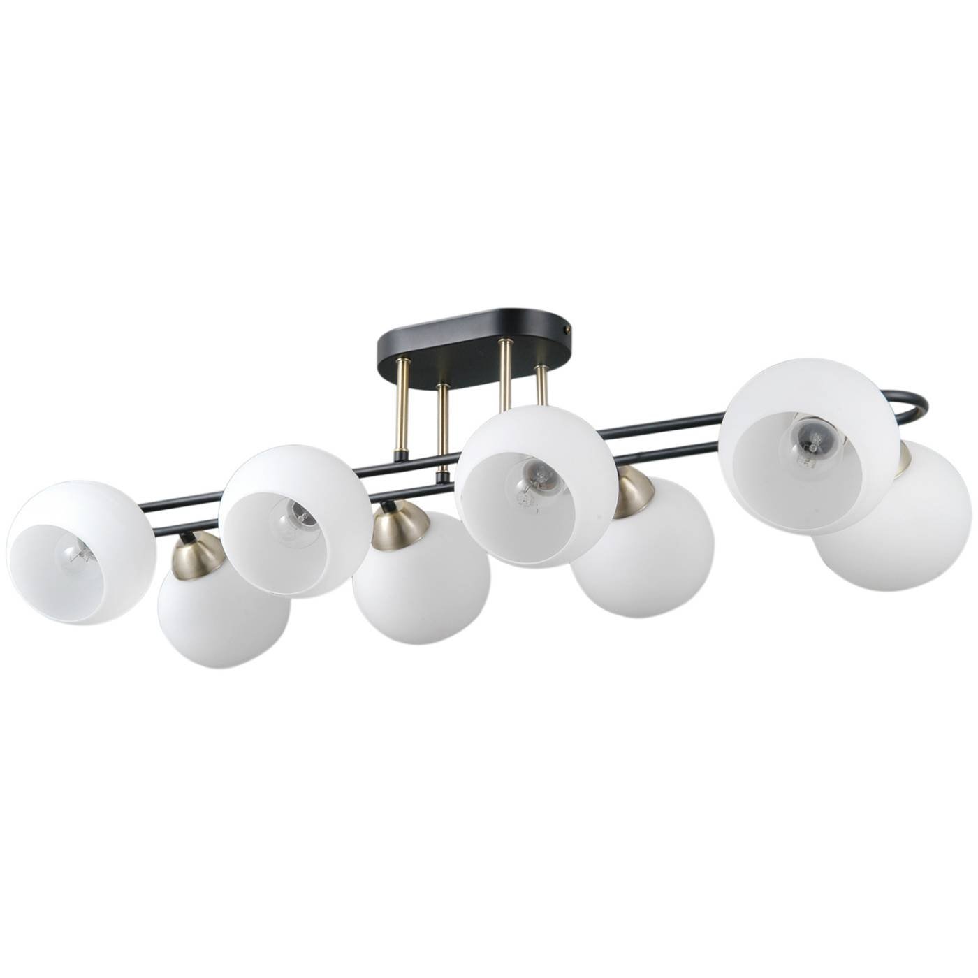 Потолочная люстра ILLUMICO IL0790-8CSQ-25 BK AB TRENTO