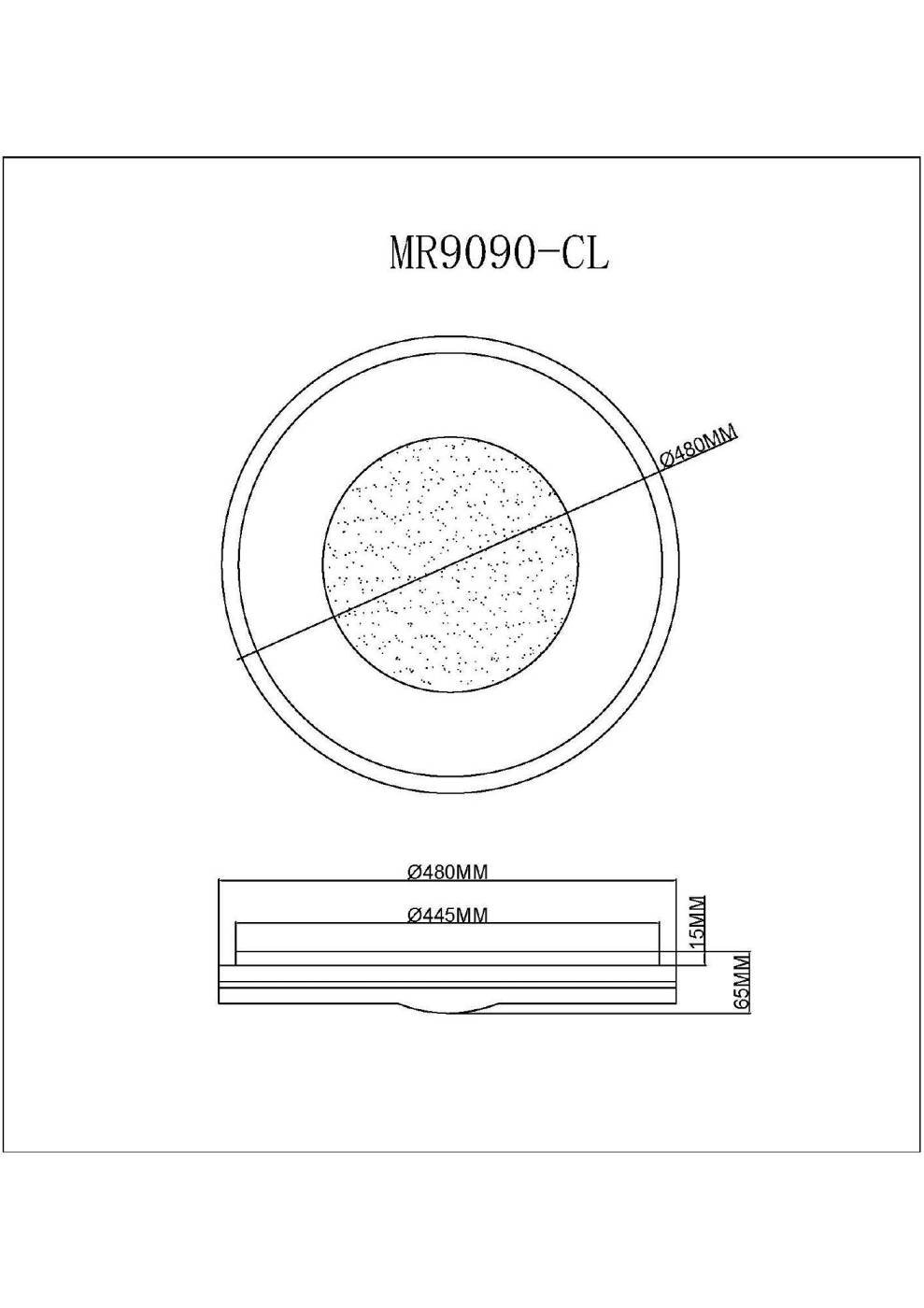 MR9090-CL Светильник потолочный MyFar Despina MR9090-CL