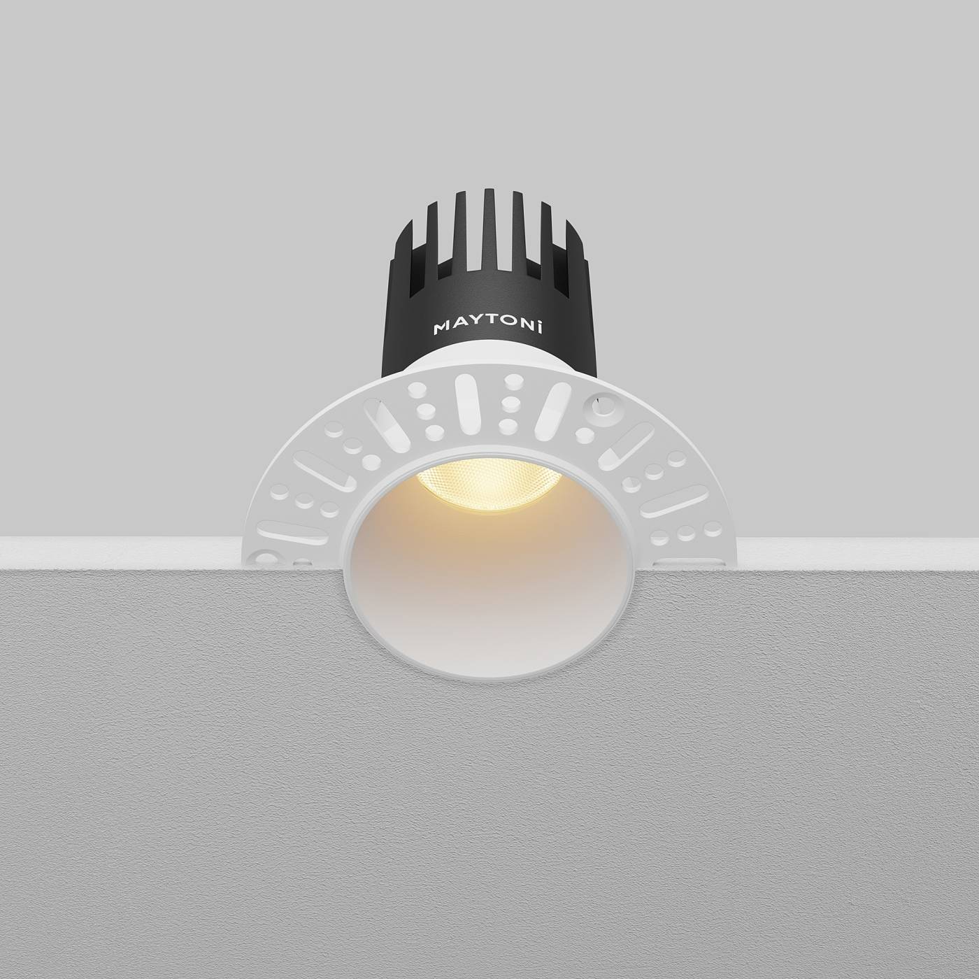 DL120-10W-2.7K-TRS-W Встраиваемый светильник Maytoni Dip DL120-10W-2.7K-TRS-W