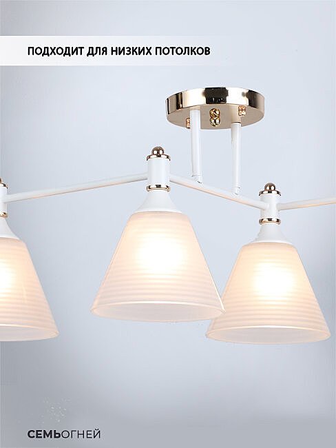 WD3619/4C-WT-FGD-WT Потолочная люстра Wedo Light Anneta WD3619/4C-WT-FGD-WT