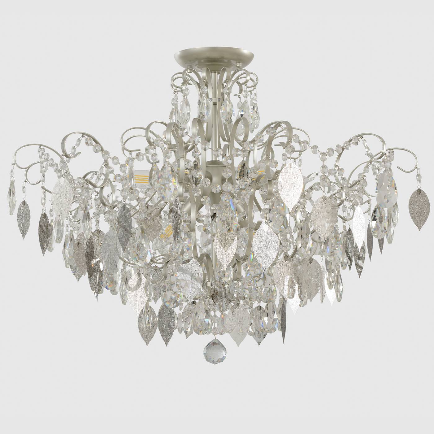 ESMIRALDA PL9 SILVER Потолочная люстра Crystal Lux Esmiralda ESMIRALDA PL9 SILVER