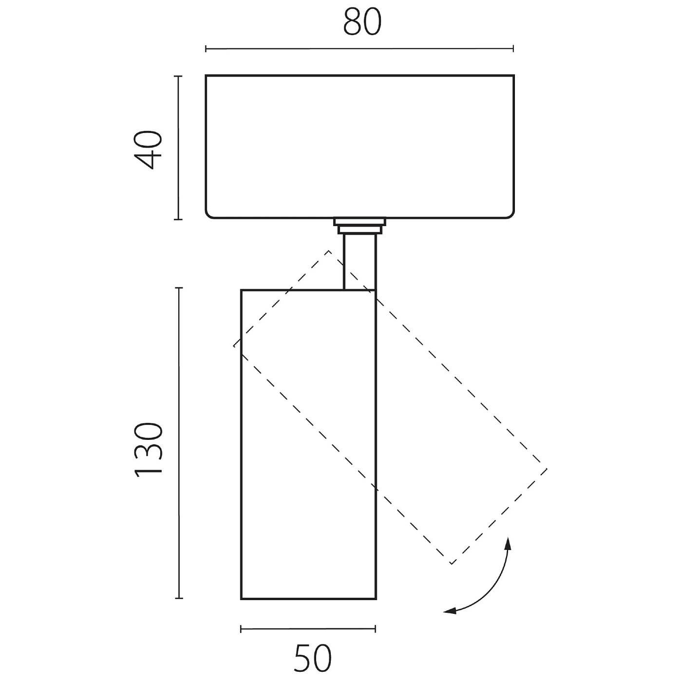 Светильник спот Lightstar Canno Pro C4126SO