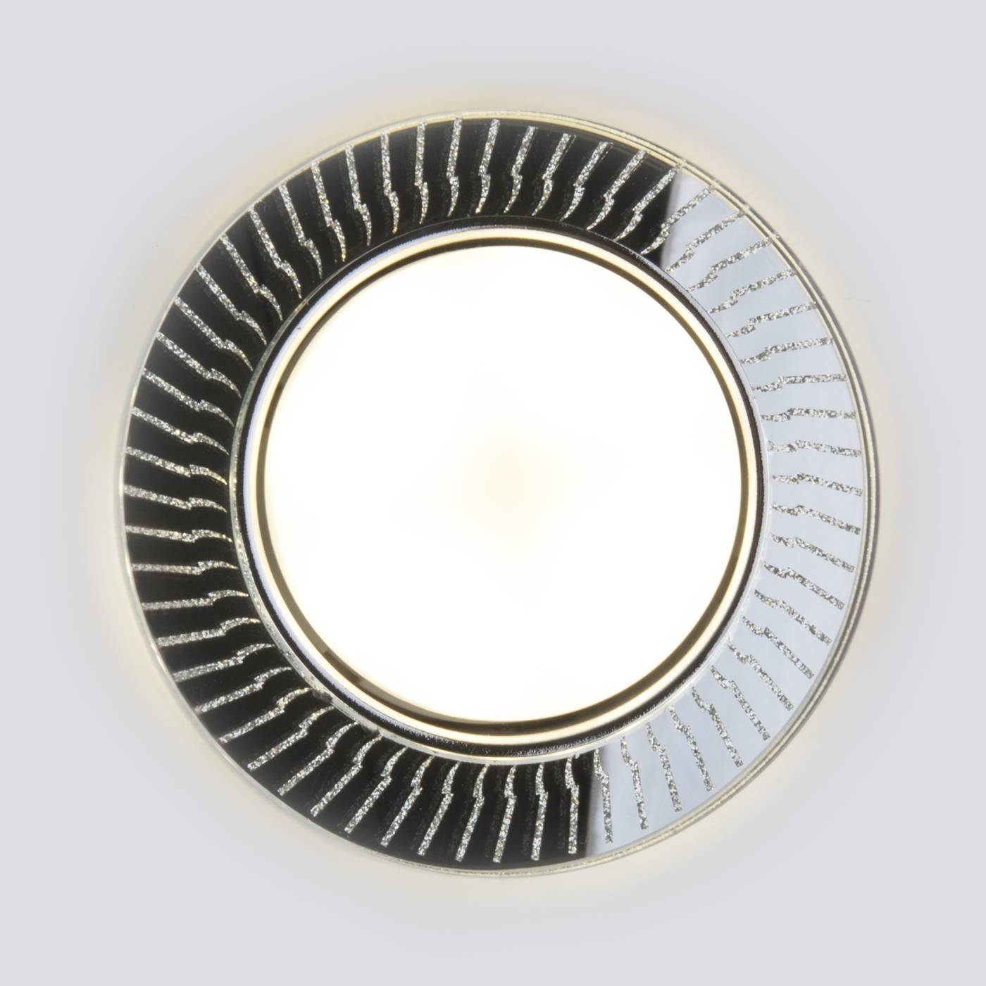 Встраиваемый светильник Elektrostandard 3033 GX53 CL/SL прозрачный/серебро