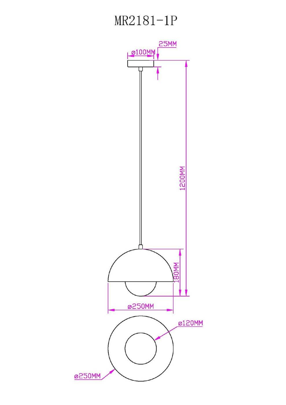 MR2181-1P Светильник подвесной MyFar Dorothy MR2181-1P