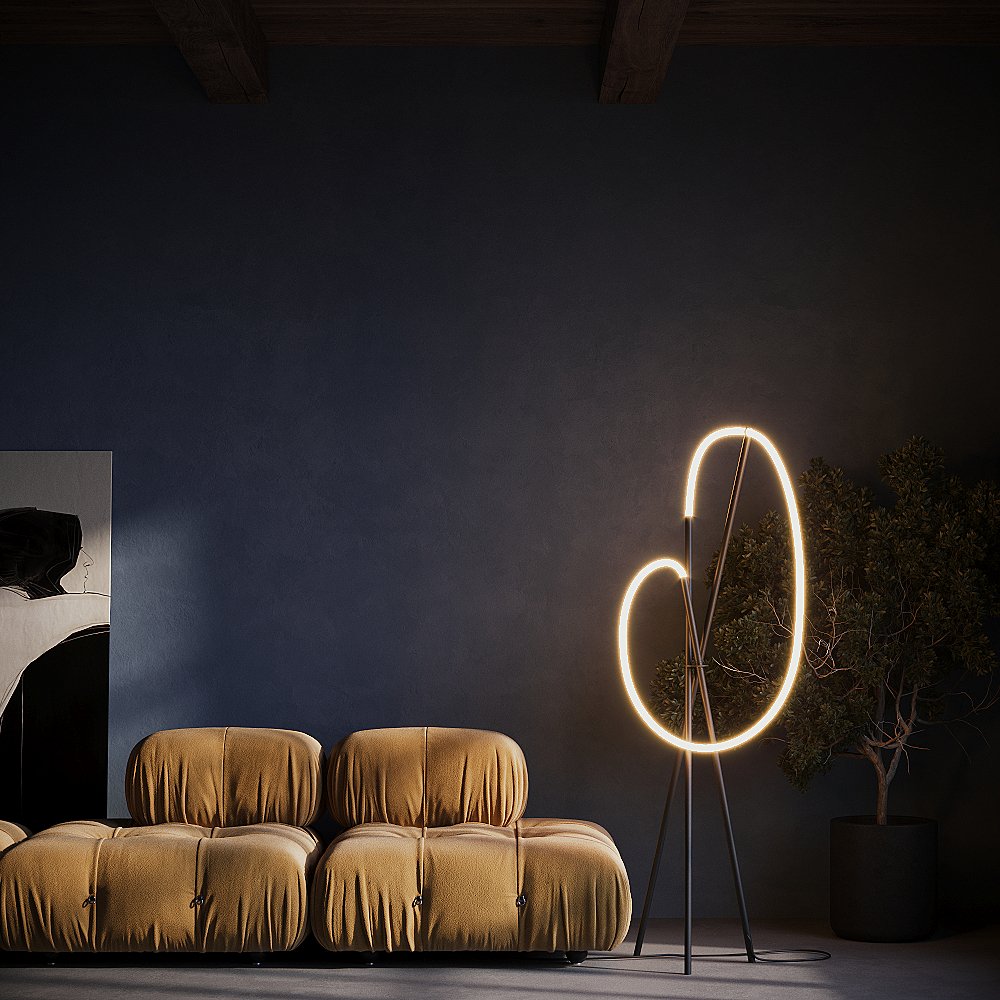 MOD369FL-L36B3K Торшер Maytoni Crochet MOD369FL-L36B3K