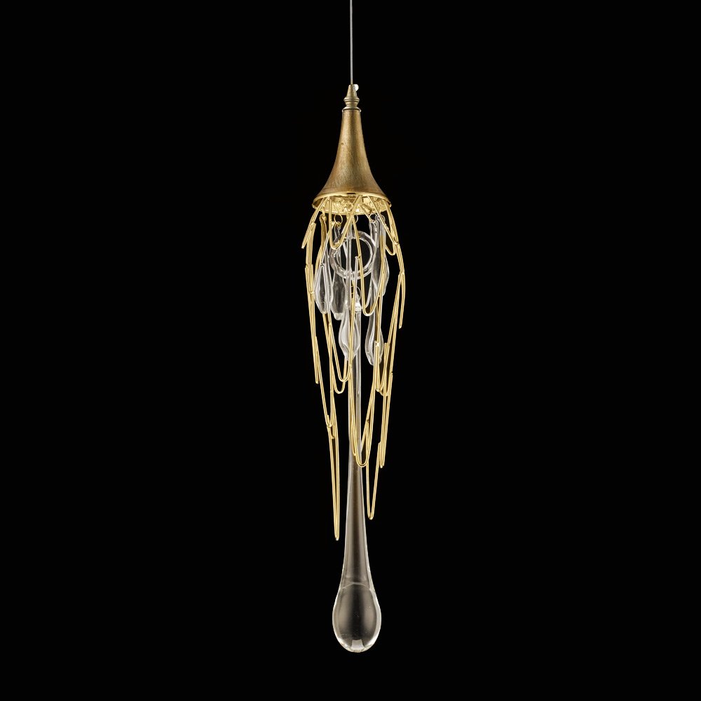 P68009S-1G gold Светильник подвесной Delight Collection Goddess Tears P68009S-1G gold