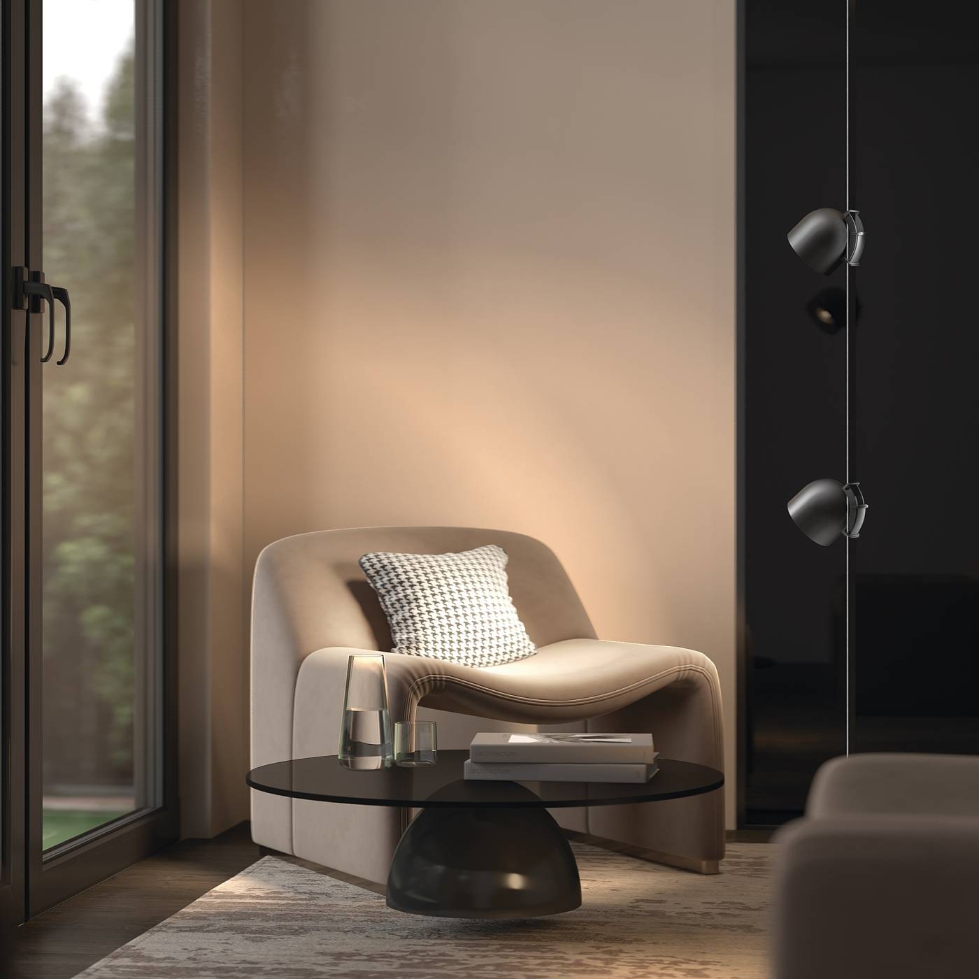 TR124B-12W3K-M-B Трековый светильник Maytoni Pendant system Parity TR124B-12W3K-M-B