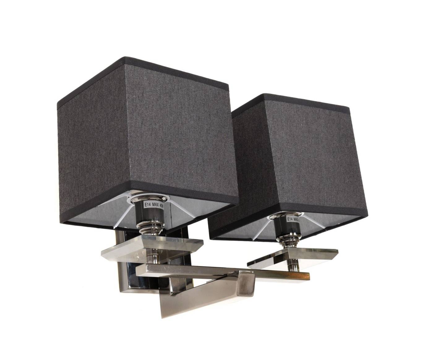 Настенное бра Lumina Deco Fianelo LDW 1248-2 BK