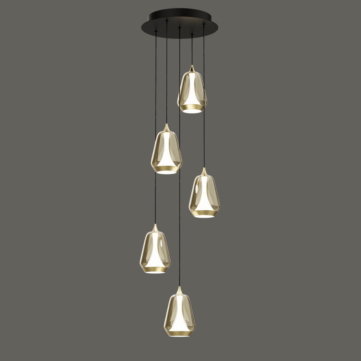 MD24001011-5A brass/champagne Светильник подвесной Delight Collection MD24001011 MD24001011-5A brass/champagne