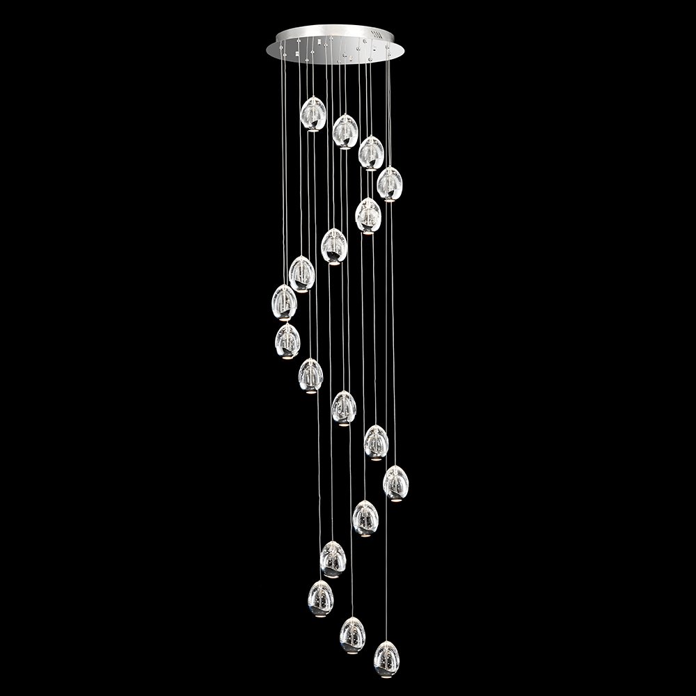 Люстра каскадная Delight Collection Terrene MD13003023-18A chrome