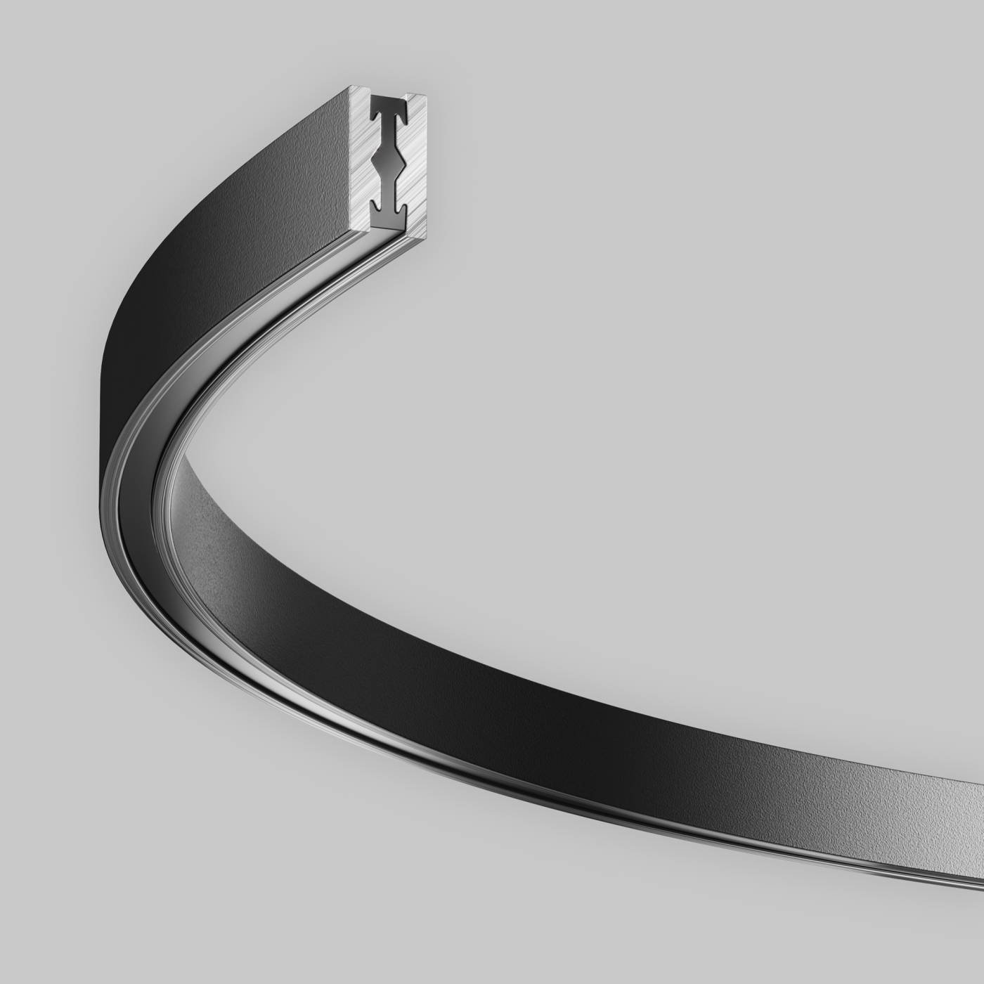 Шинопровод полукруг 650мм Maytoni Busbar trunkings Flarity TRX154-SR-D650-B