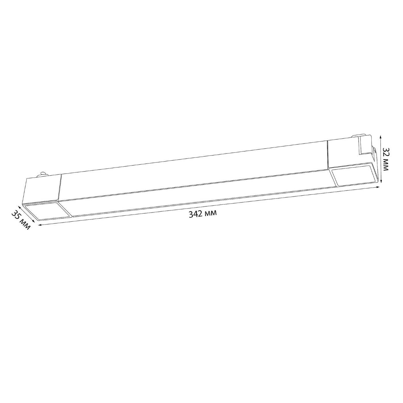 Трековый светильник Volpe Ulb-q281 ULB-Q281 20W/4000K BLACK