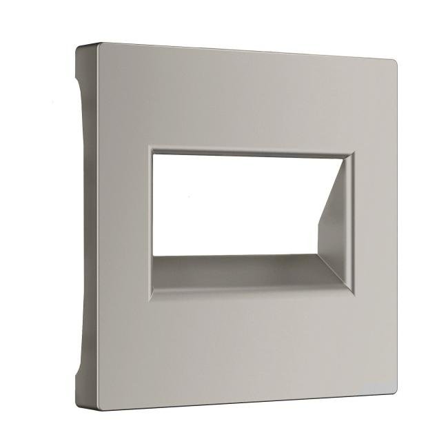 Накладка на механизм Werkel W1291104/ Накладка для двойной розетки Еthernet RJ-45 (дымчатый)