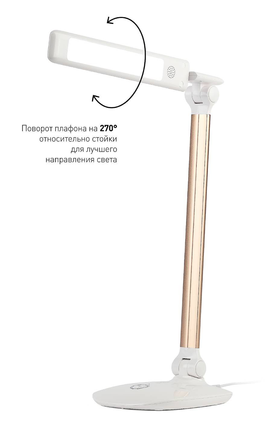 Офисная настольная лампа ЭРА NLED-456-10W-W-G