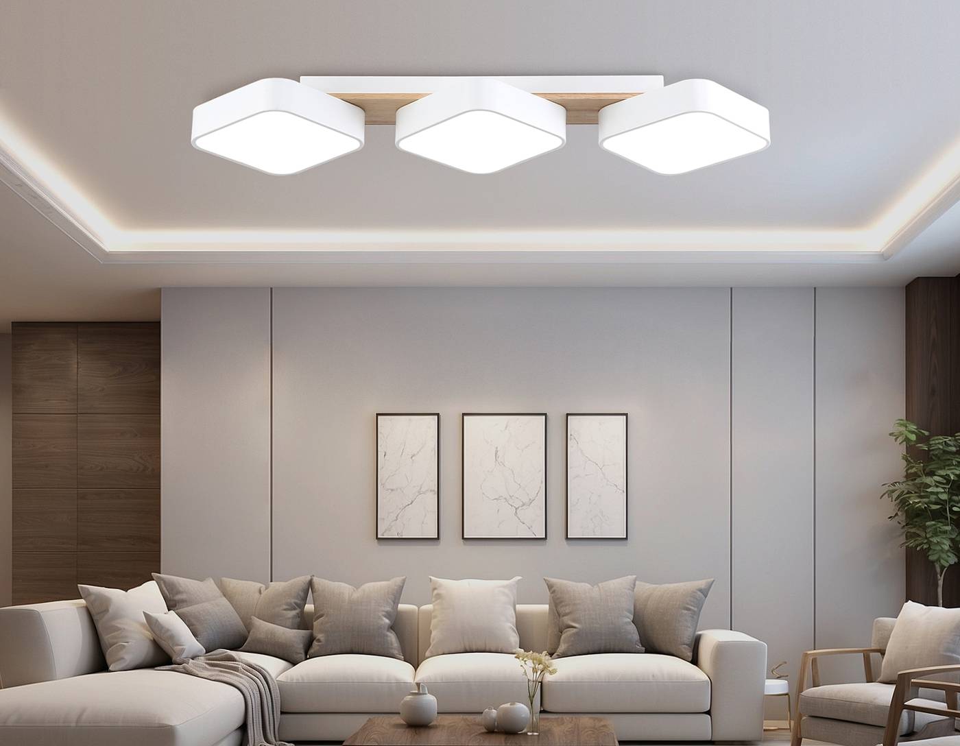 FL4877 Потолочная люстра Ambrella LineTech FL4877