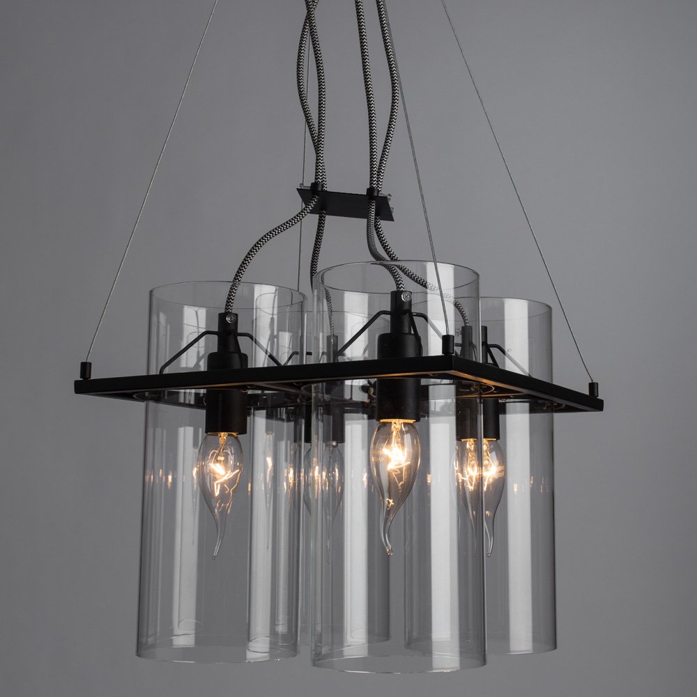 Подвесная люстра Arte Lamp PIATTO A8586SP-4BK