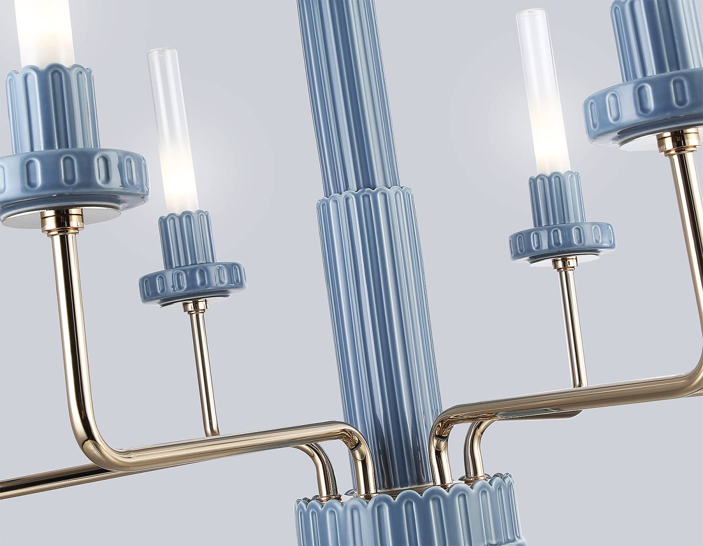 LH53124 Люстра на штанге Ambrella Ceramo Modern LH53124