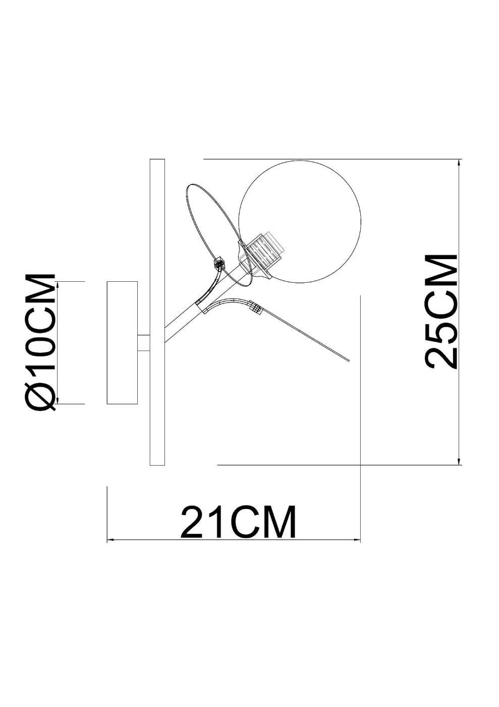 A1369AP-1GY Настенное бра Arte Lamp Peacock A1369AP-1GY