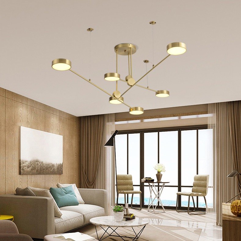 141063-26 Потолочная люстра ImperiumLoft Technum-Led-Gold01 141063-26