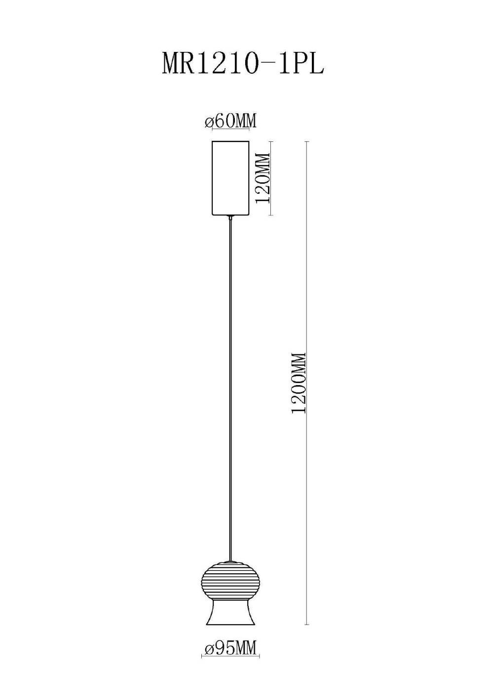 MR1210-1PL Светильник подвесной MyFar Jane MR1210-1PL