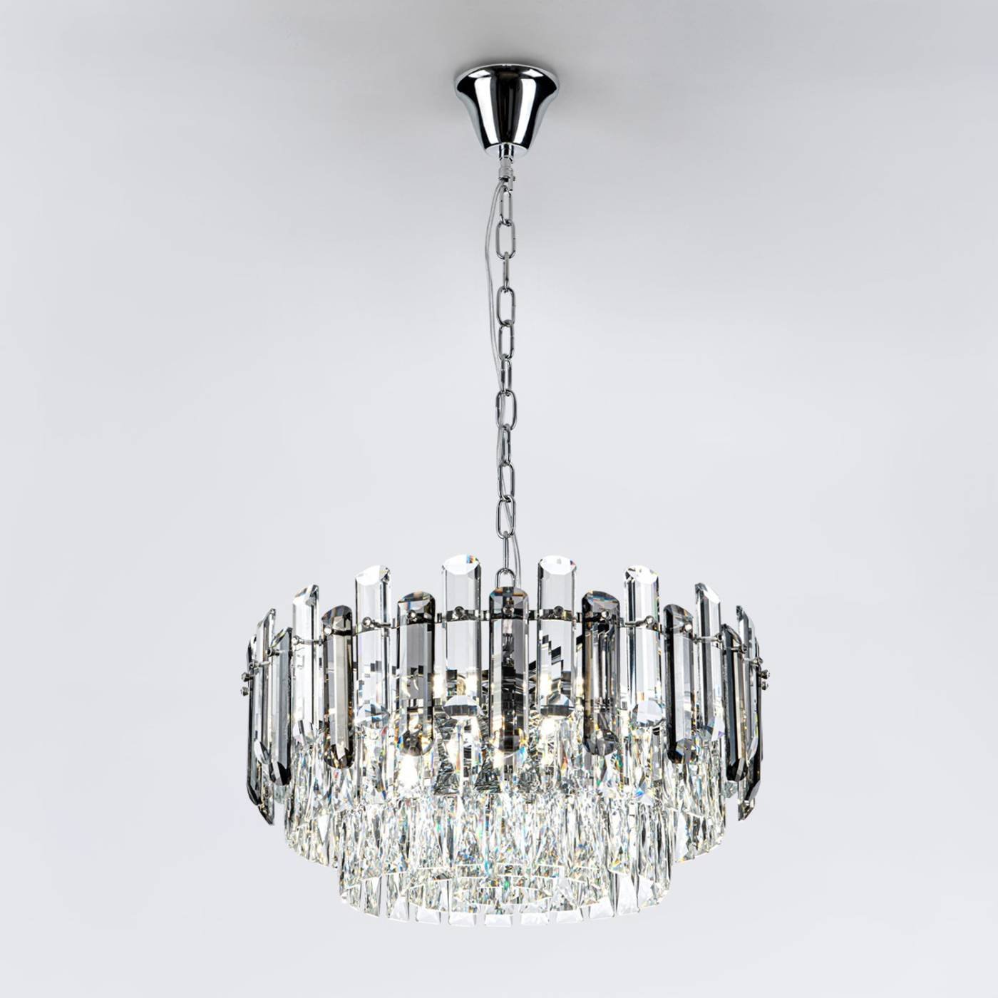 ML.9006.9 CR-SM Подвесная люстра ML Modelux ML.9006.9 CR-SM