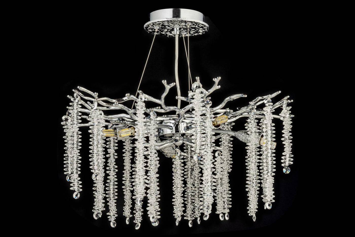 Tavenna H 1.5.46.100 N Подвесная люстра Dio D'Arte Tavenna Nickel Tavenna H 1.5.46.100 N