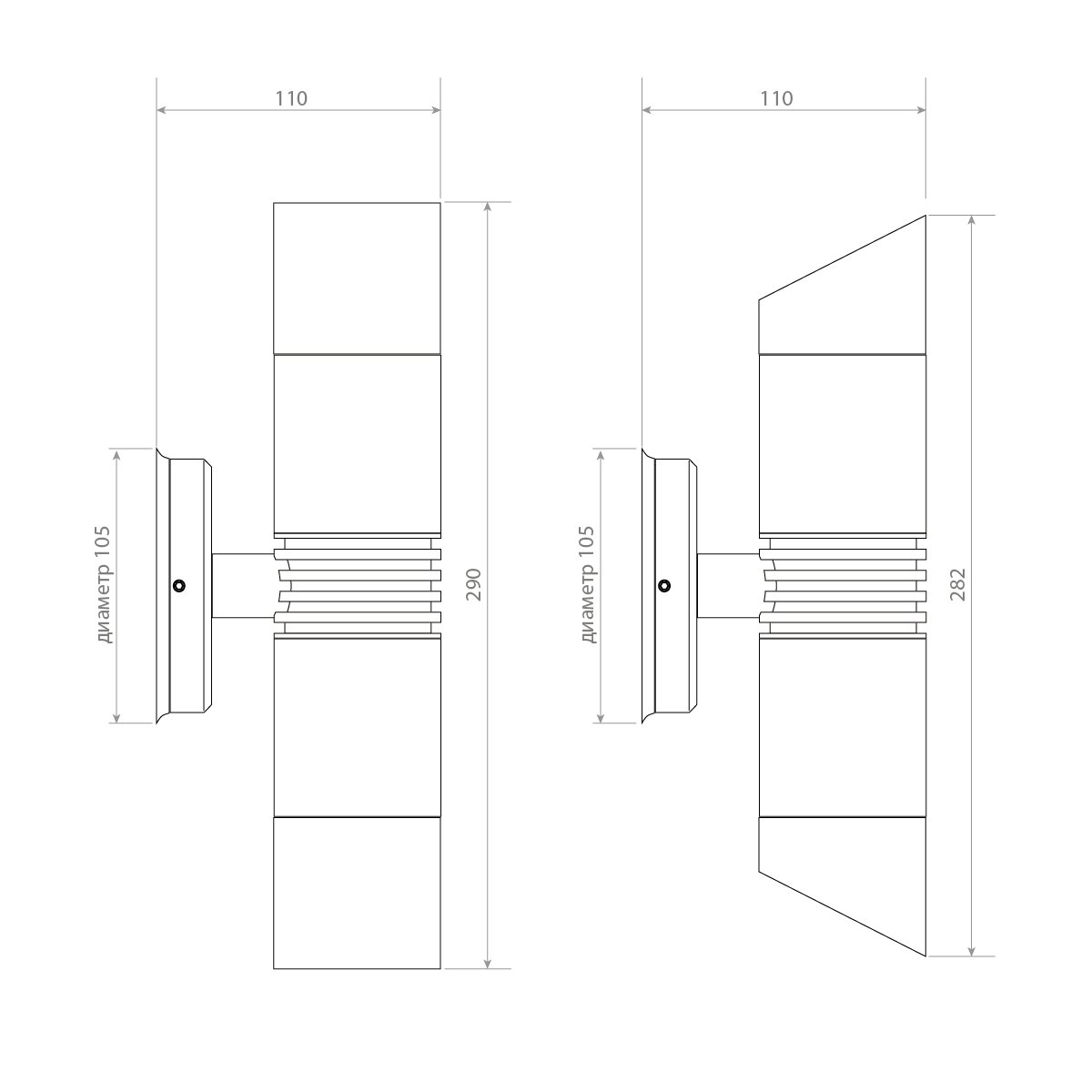 Настенный светильник Covali WL-38040