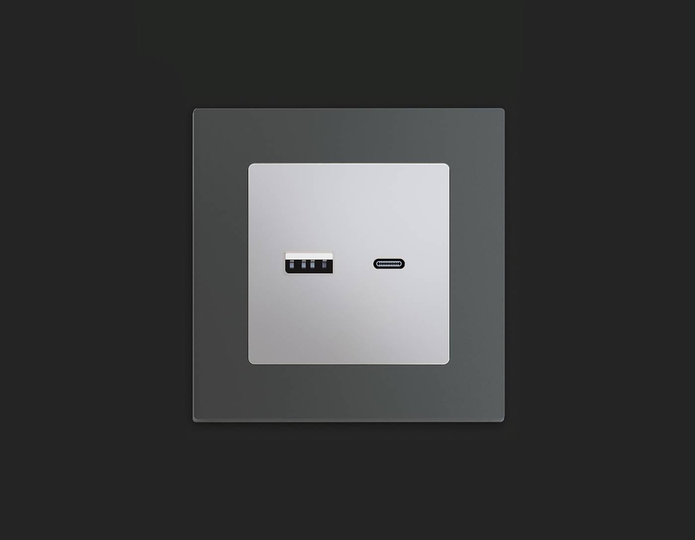 MA411010 Розетка Ambrella Volt ALFA MA411010