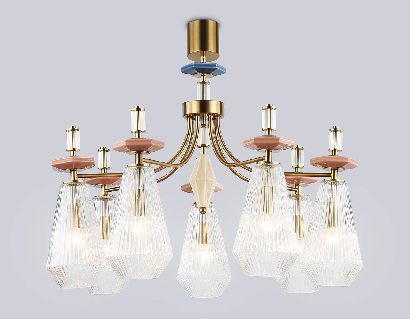LH53184 Люстра на штанге Ceramo Modern Ambrella LH53184