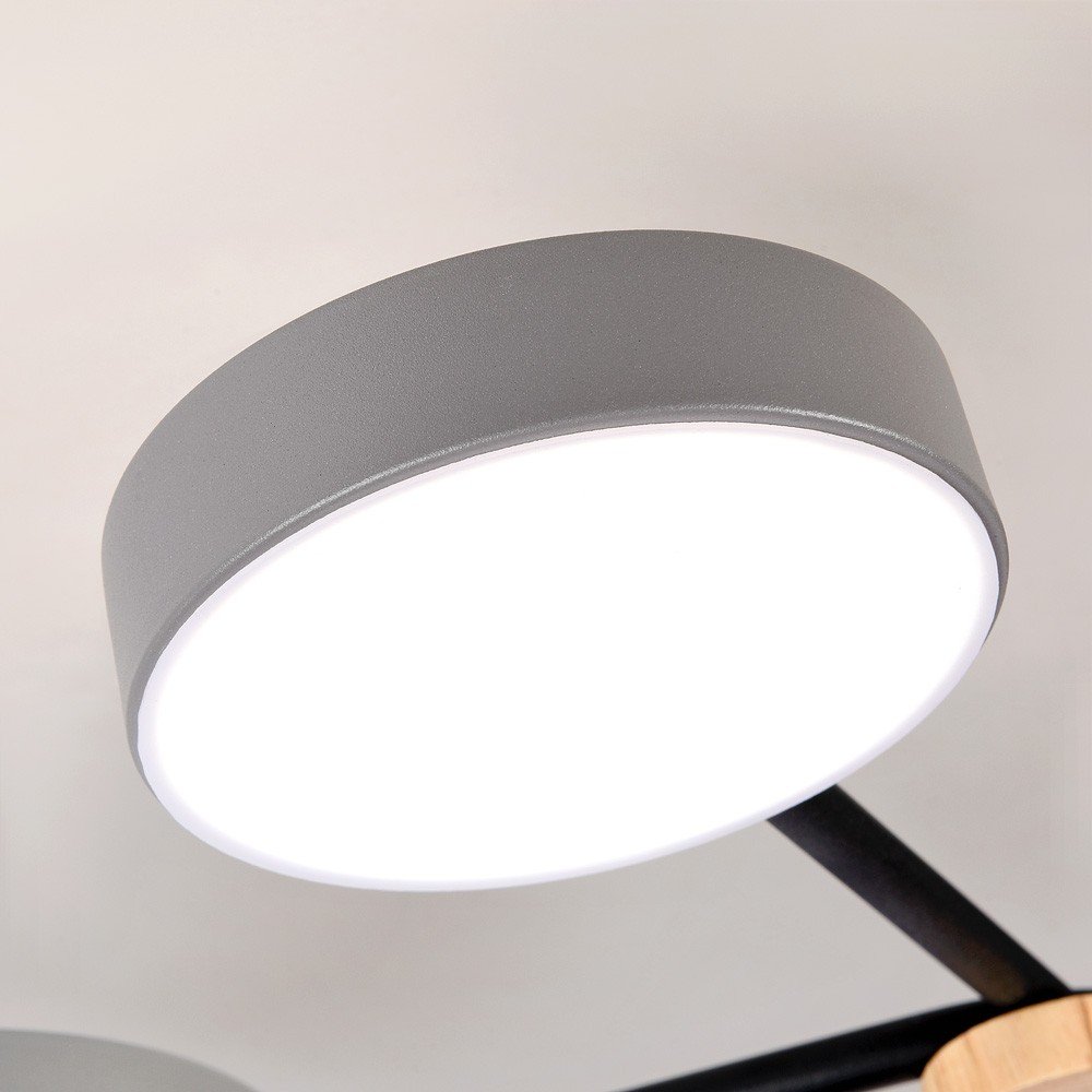 L3201-700 GR Потолочная люстра L LED4U L3201-700 GR